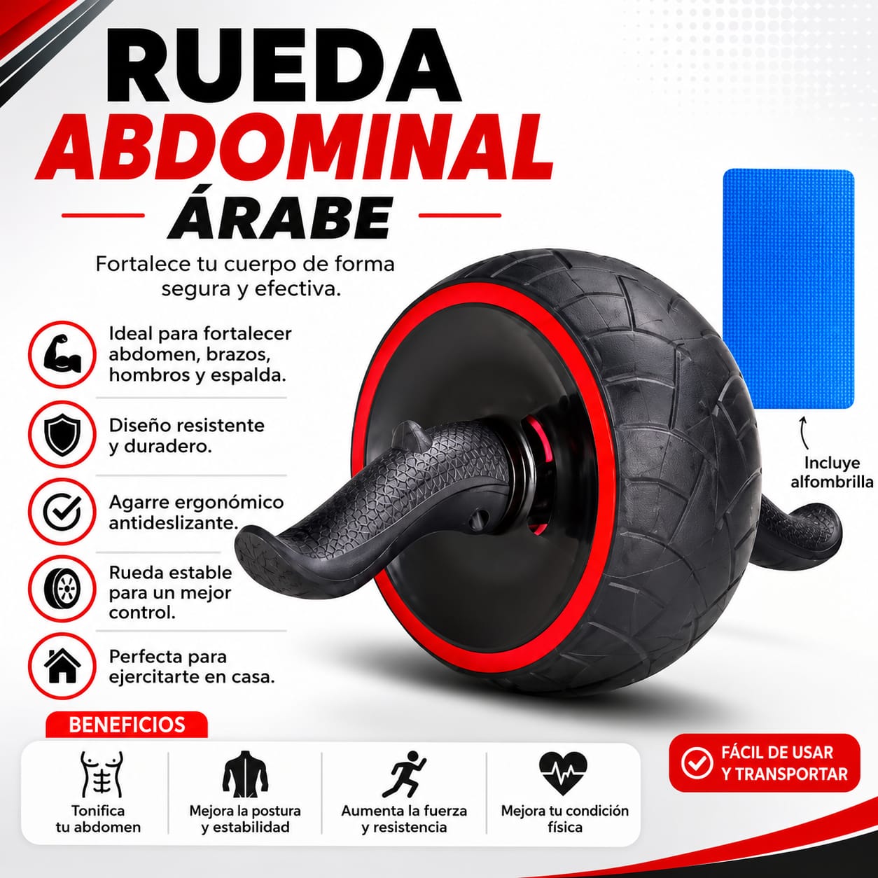 RUEDA ABDOMINAL ÁRABE